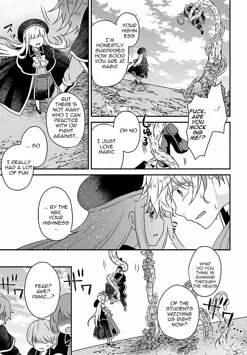 Page 9 Chapter 17 Tensei shitara Otome Game no Sekai? Ie, Majutsu wo Kiwameru no ni Isogashii no de sou iu no wa Kekkou desu