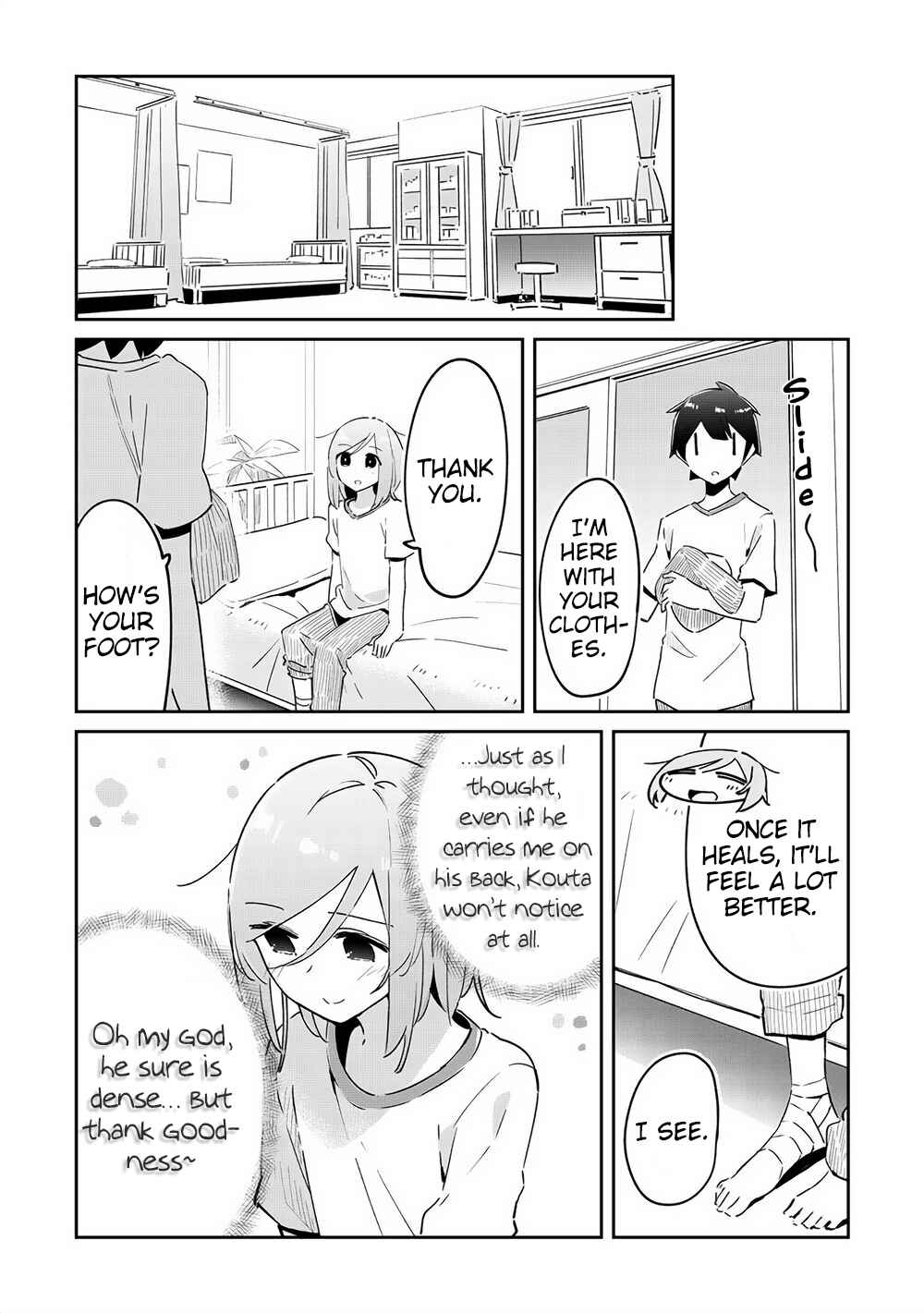 Page 12 Chapter 7 Ittsumo Shiotaiou na Osananajimi dakedo, Ore ni Kataomoi shite iru no ga Barebare de Kawaii.