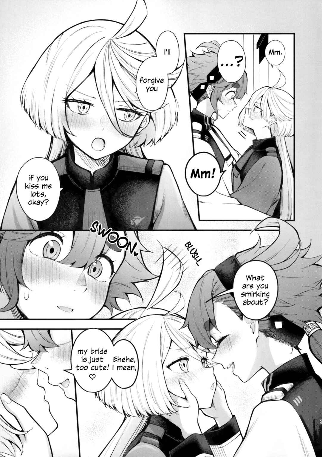 Page 6 Chapter Unknown_3326 Mobile Suit Gundam: The Witch from Mercury - Watashi no Kawaii Hanayome-san (Doujinshi)