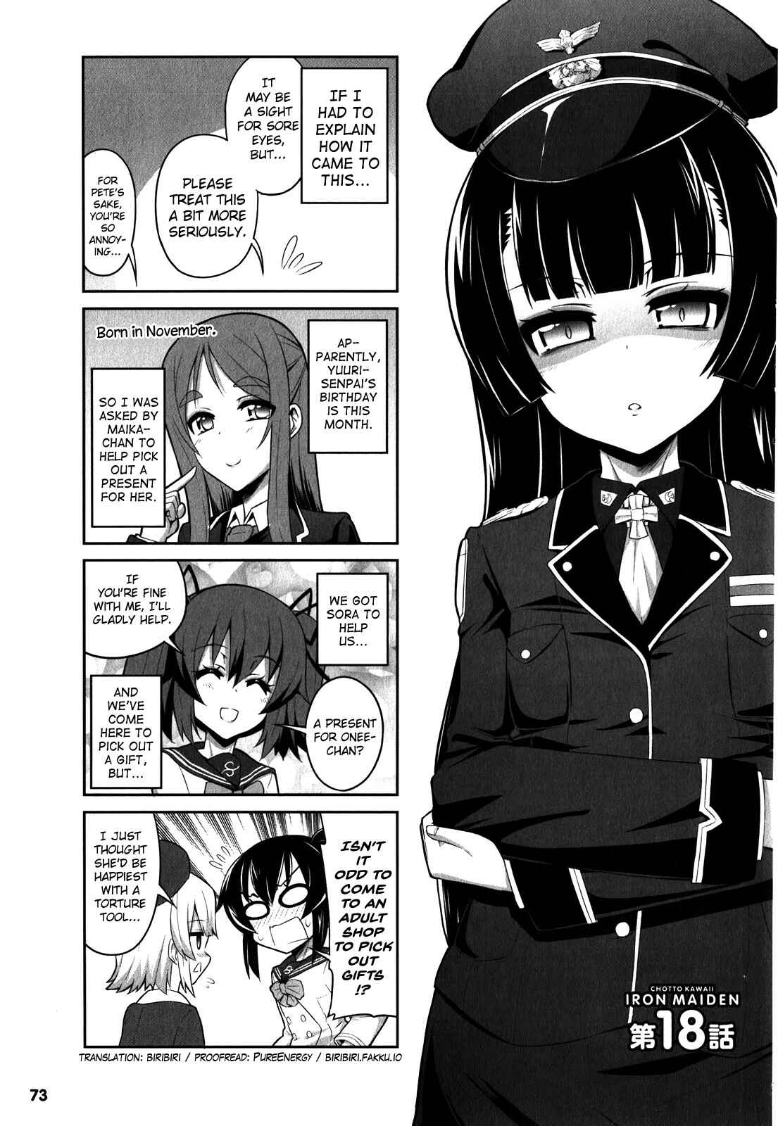 Page 3 Chapter 18 Chotto Kawaii Iron Maiden