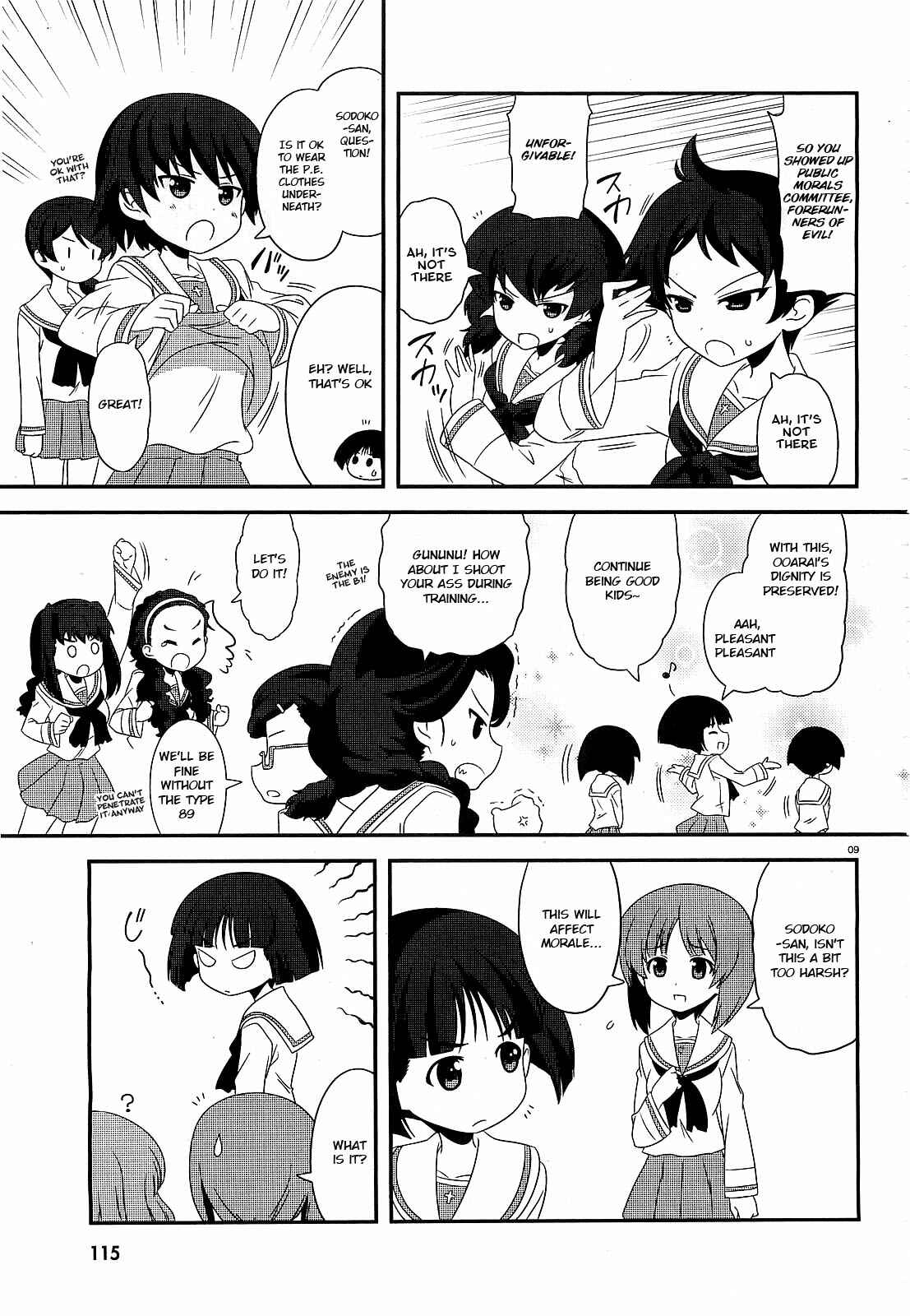 Page 9 Chapter 6 GIRLS und PANZER - Motto Love Love Sakusen desu!