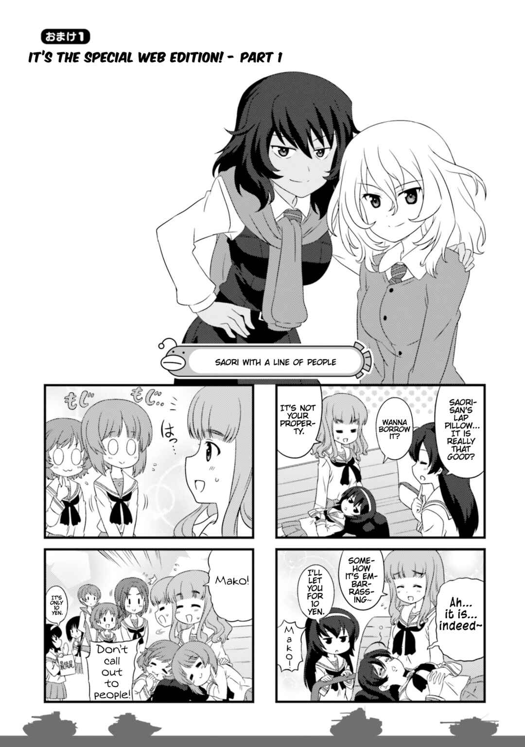 Page 1 Chapter 82.1 GIRLS und PANZER - Motto Love Love Sakusen desu!