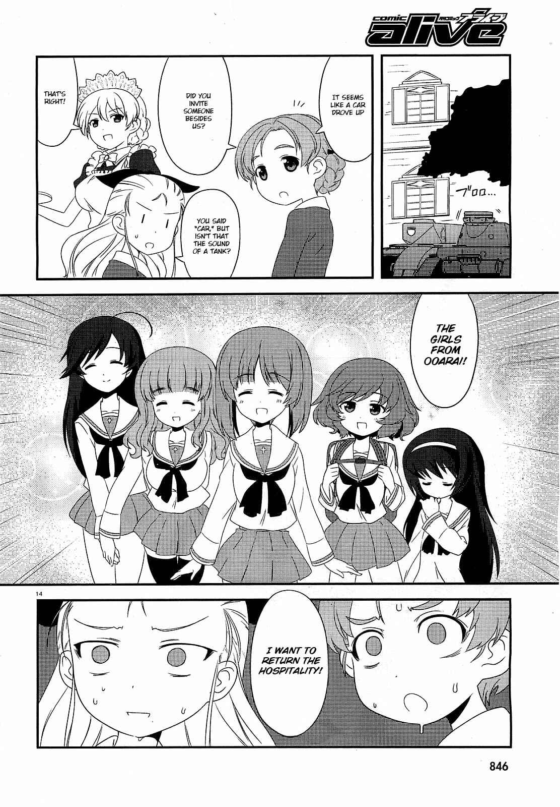 Page 14 Chapter 5 GIRLS und PANZER - Motto Love Love Sakusen desu!