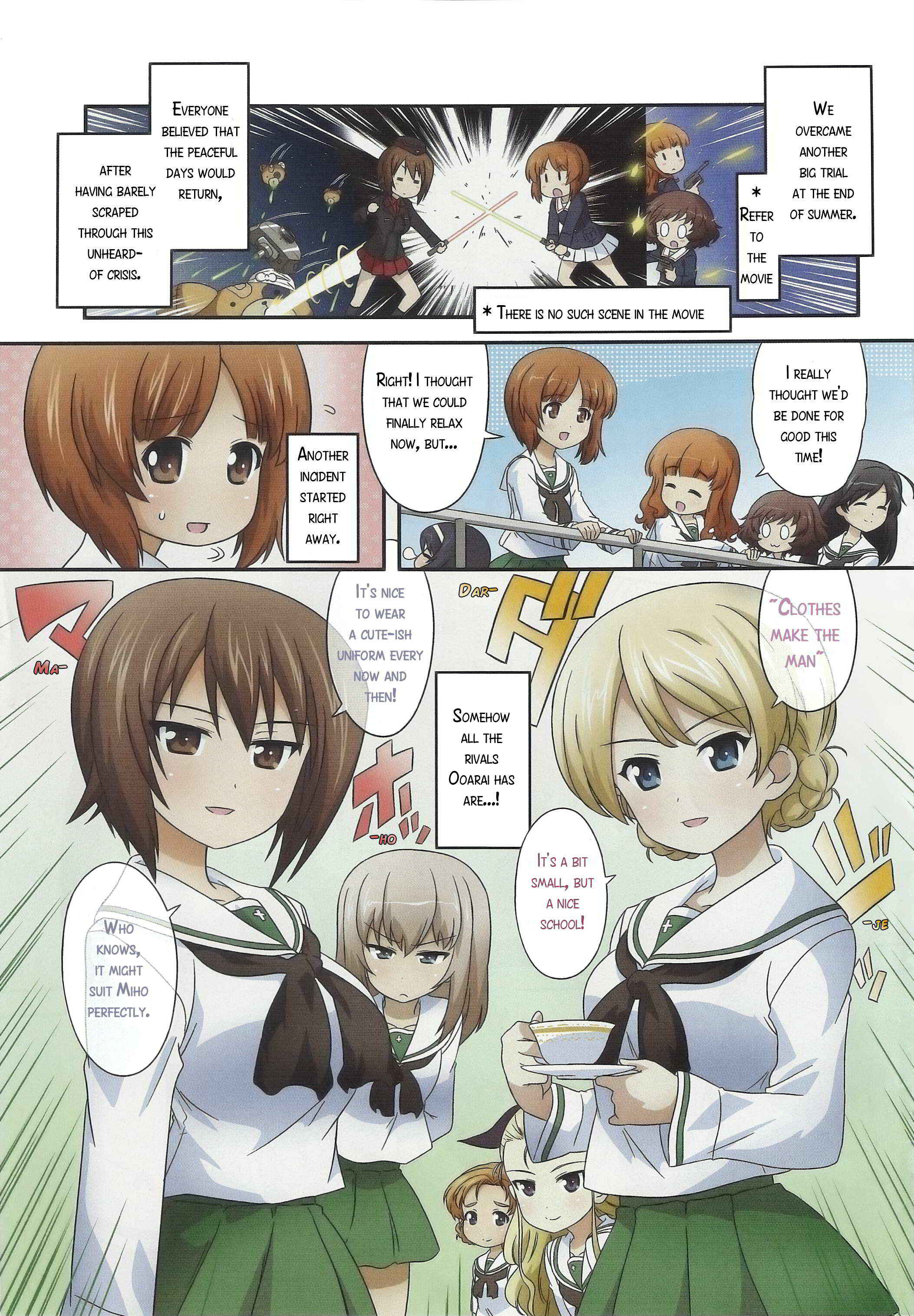 Page 1 Chapter 33 GIRLS und PANZER - Motto Love Love Sakusen desu!