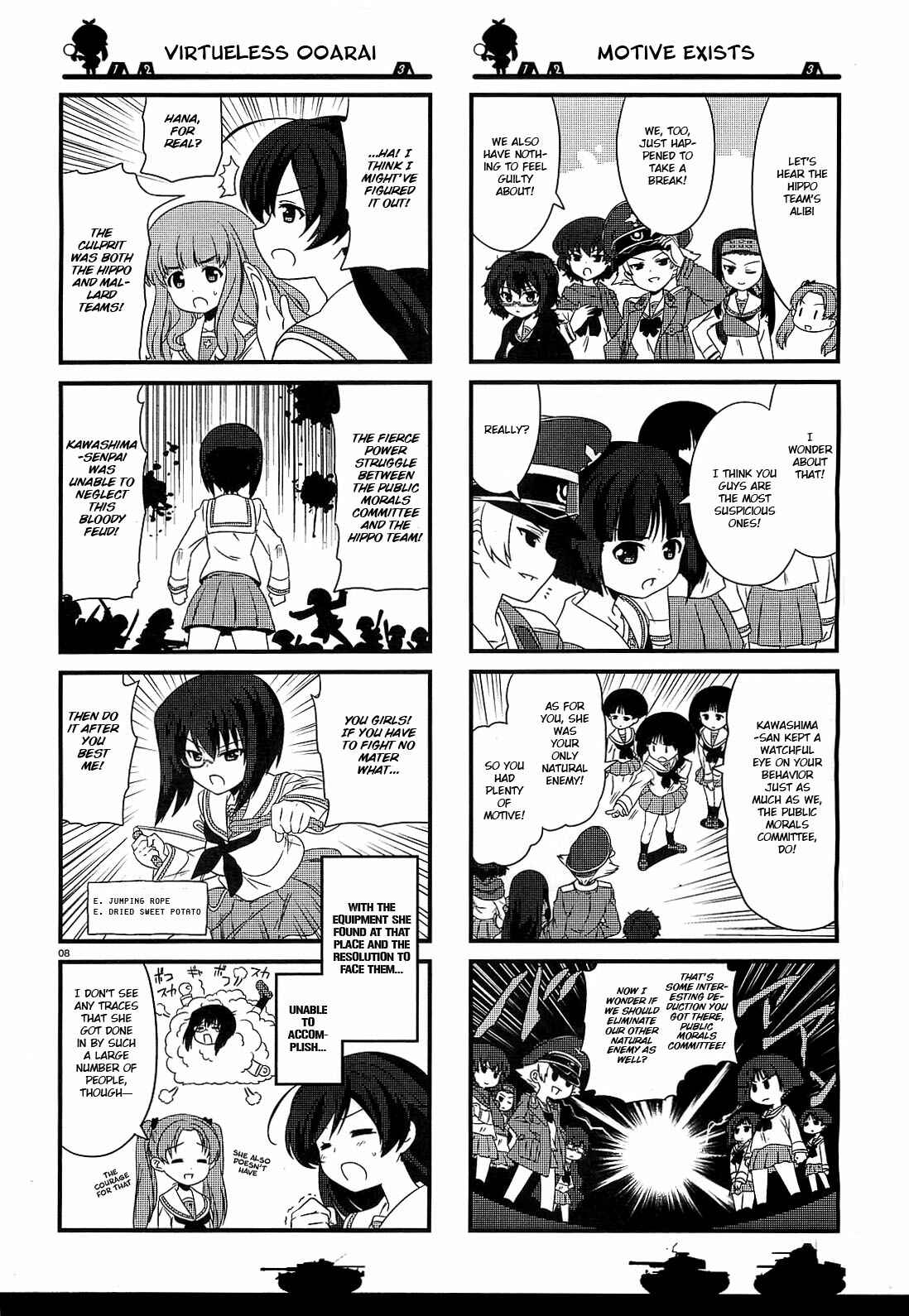 Page 8 Chapter 10 GIRLS und PANZER - Motto Love Love Sakusen desu!