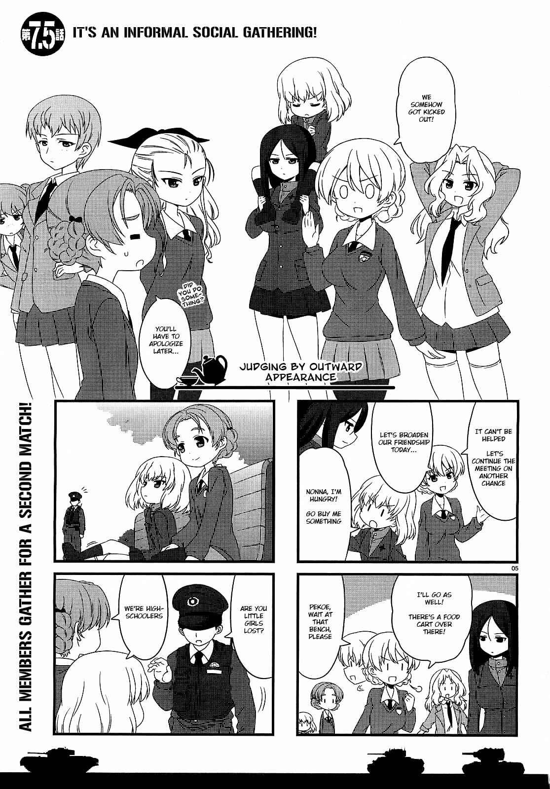 Page 1 Chapter 7.5 GIRLS und PANZER - Motto Love Love Sakusen desu!