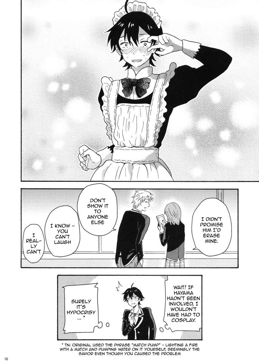 Page 15 Chapter Unknown_98ba Yahari Ore no Seishun Rabukome wa Machigatteiru. - Sokode Cosplay Desu (Doujinshi)
