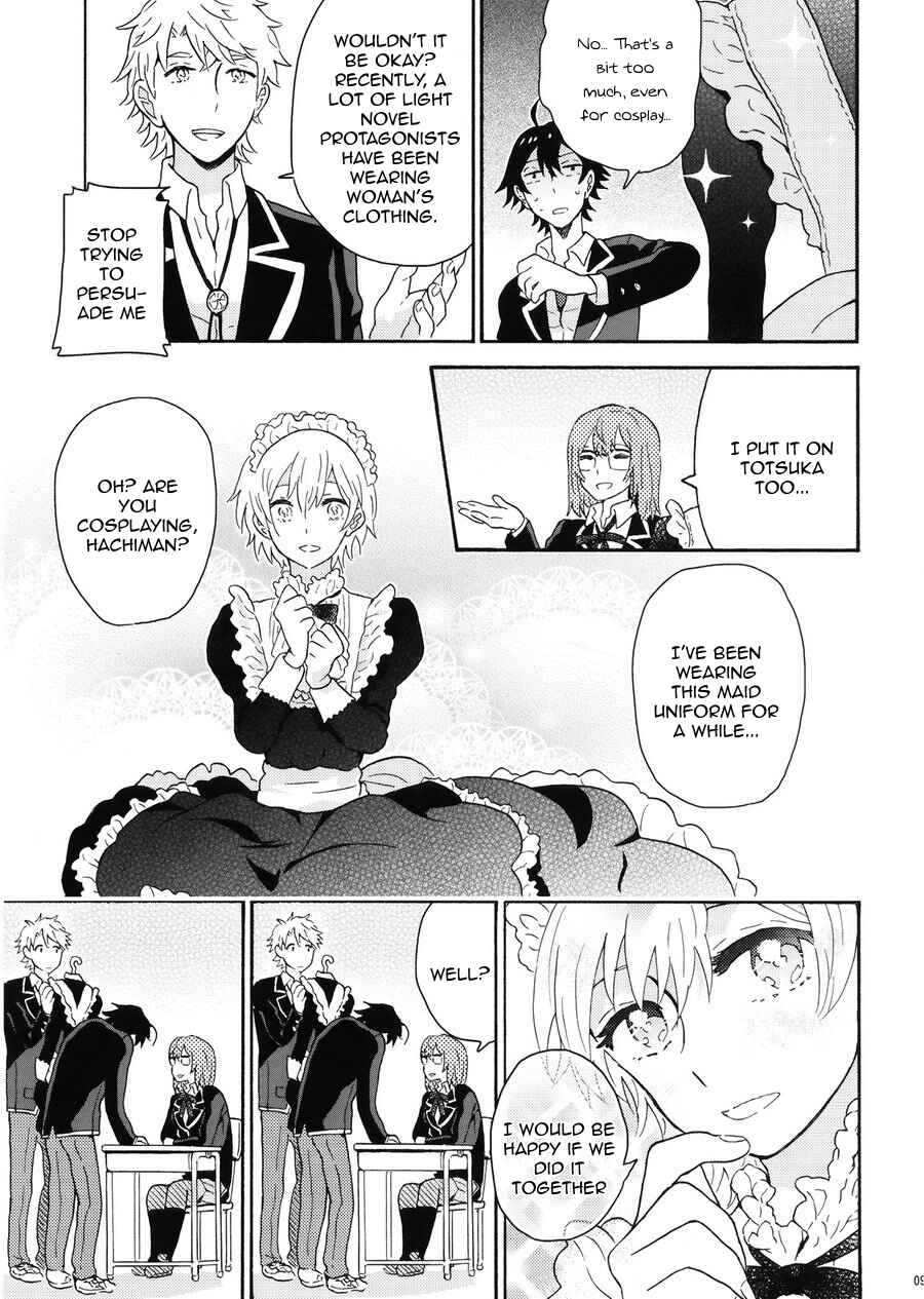 Page 8 Chapter Unknown_98ba Yahari Ore no Seishun Rabukome wa Machigatteiru. - Sokode Cosplay Desu (Doujinshi)
