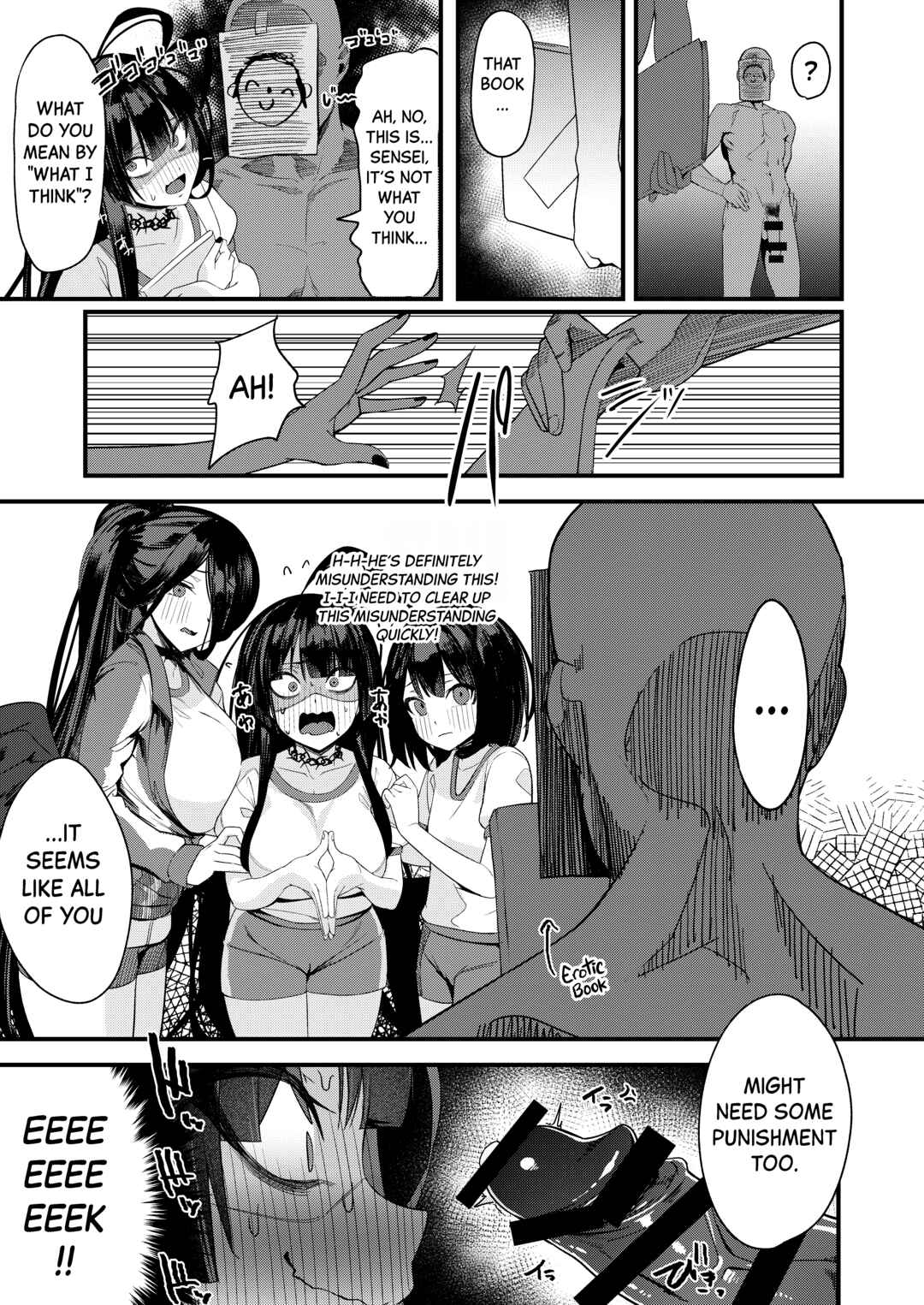 Page 9 Chapter Unknown_bcdf Blue Archive - Seigi Jitsugen Iinkai Seiteki Shidou (Doujinshi)