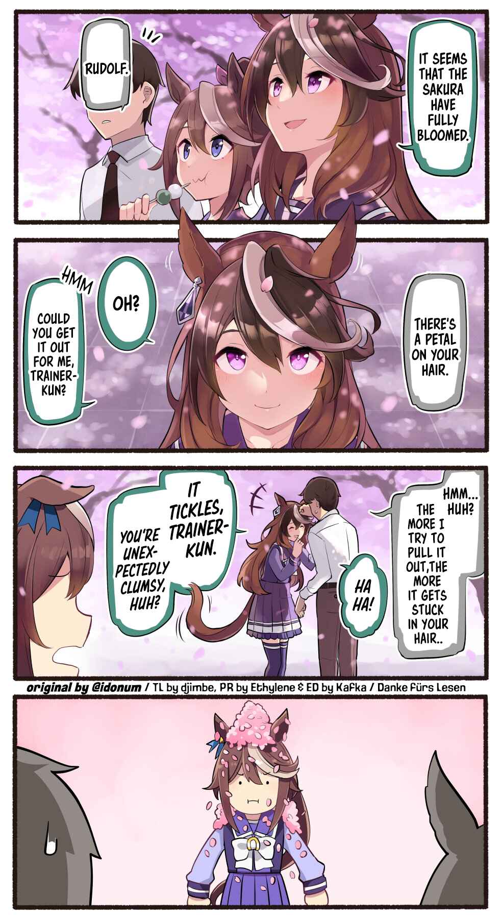 Page 1 Chapter Unknown_cd18 Uma Musume - Rudolf, Teio and Cherry Blossoms 🌸