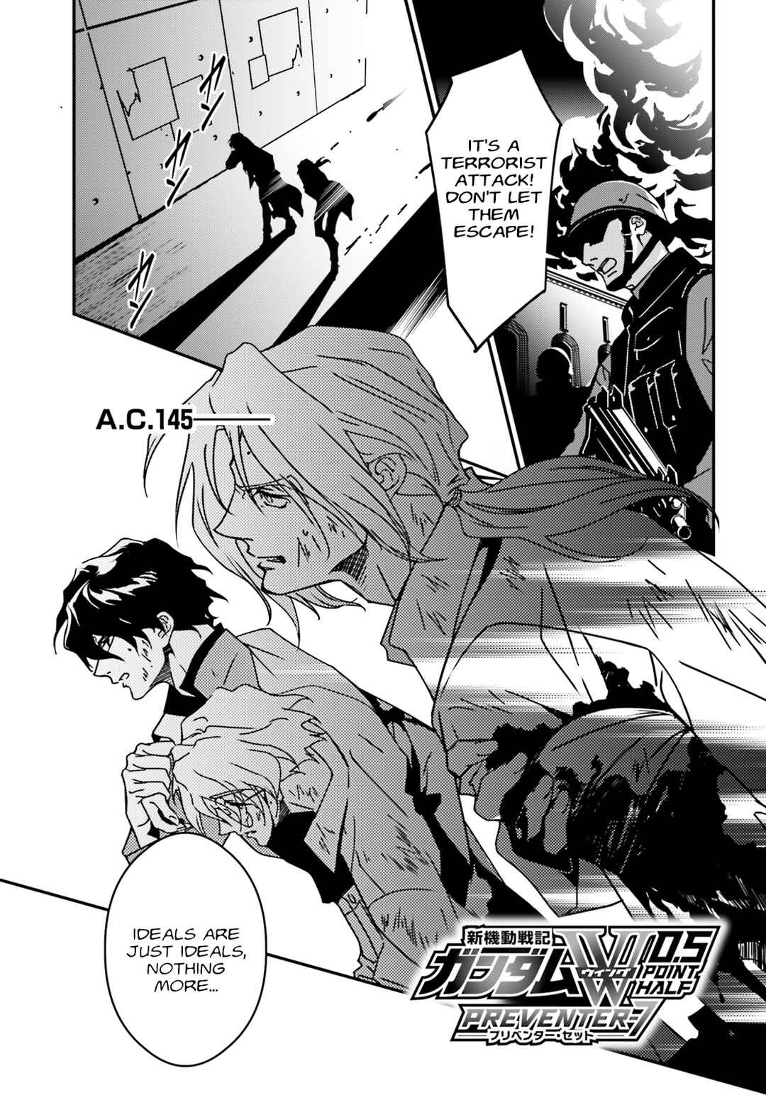Page 1 Chapter 3 Mobile Suit Gundam Wing 0.5 Point Half Preventer-7