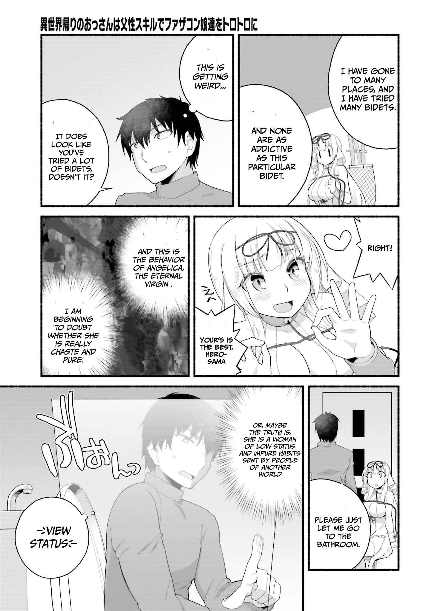 Page 14 Chapter 3.1 Isekai Kaeri no Ossan wa, Fusei Sukiru de Fathercon Musume-tachi o Tororori ni