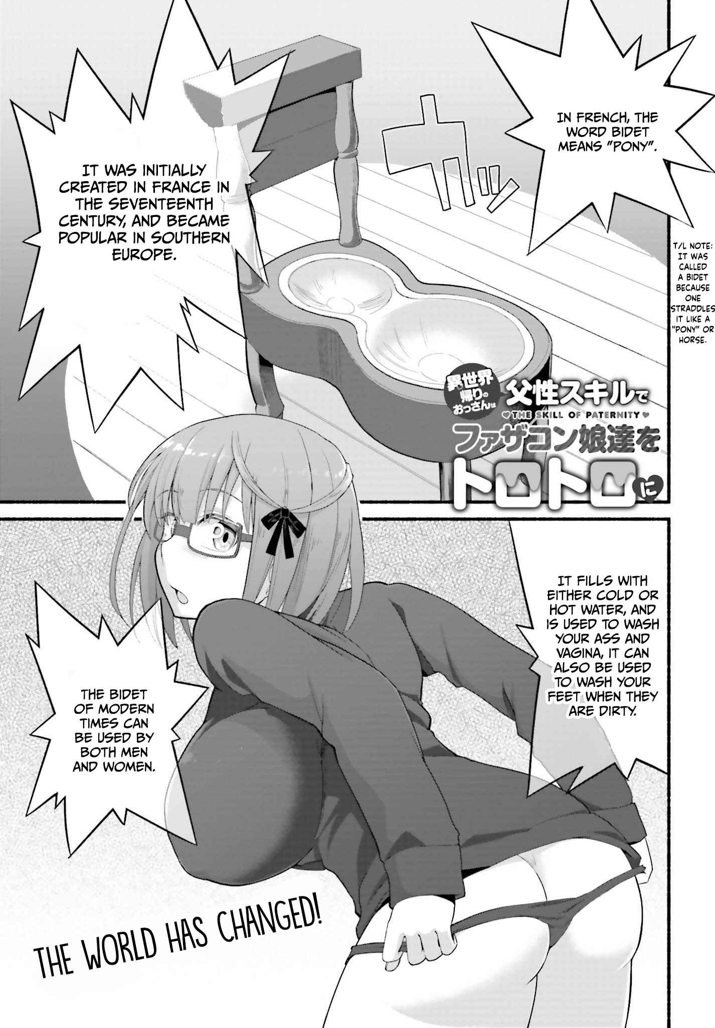 Page 2 Chapter 3.1 Isekai Kaeri no Ossan wa, Fusei Sukiru de Fathercon Musume-tachi o Tororori ni