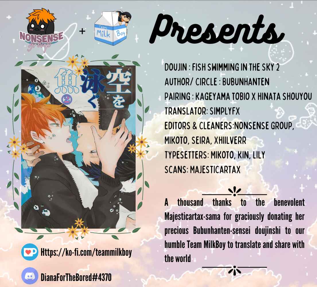 Page 1 Chapter 2 Haikyu!! - Fish Swimming in the Sky (Doujinshi)