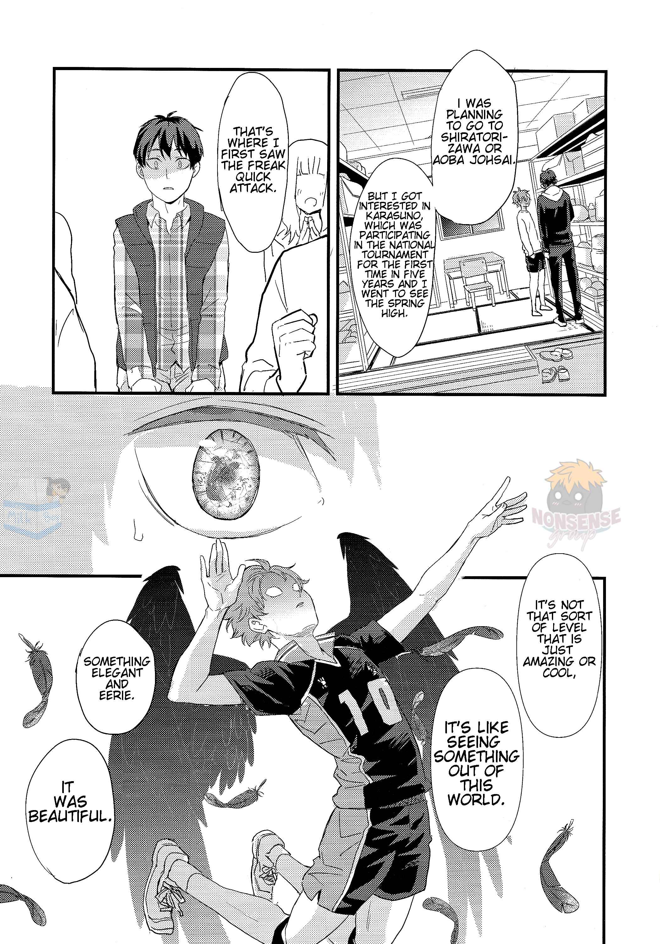 Page 16 Chapter 2 Haikyu!! - Fish Swimming in the Sky (Doujinshi)