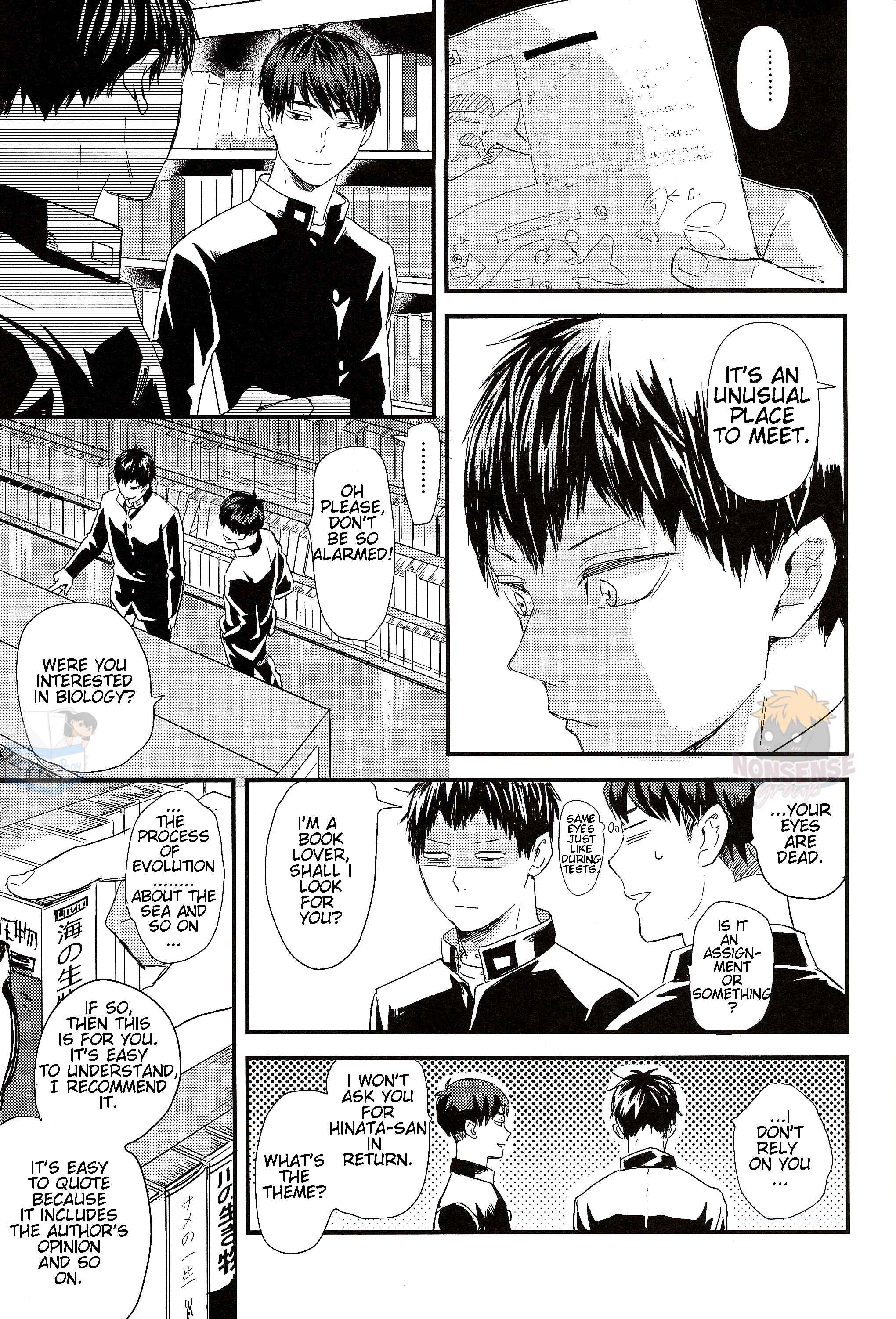 Page 26 Chapter 2 Haikyu!! - Fish Swimming in the Sky (Doujinshi)