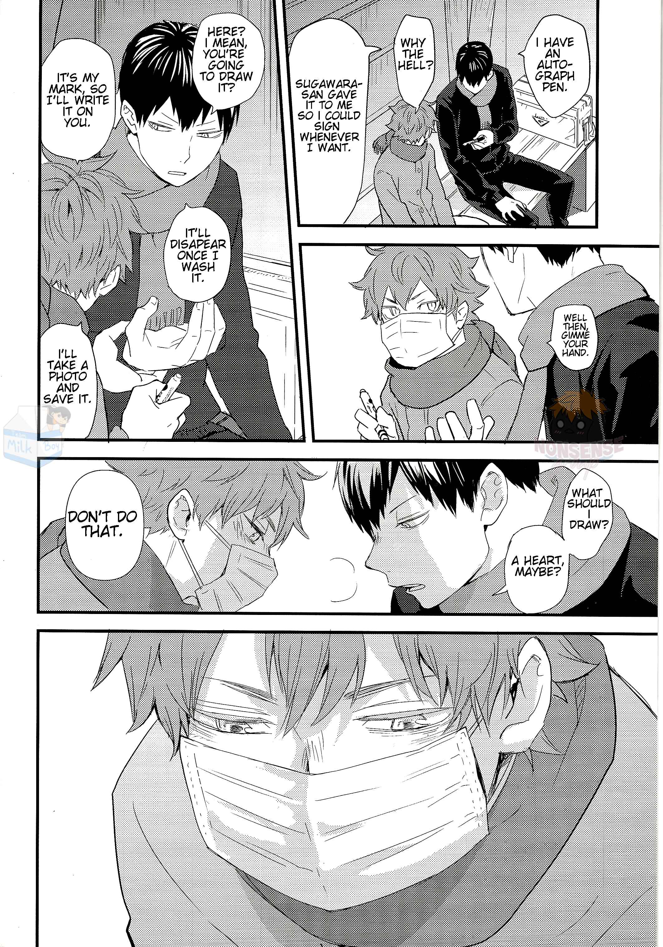 Page 5 Chapter 2 Haikyu!! - Fish Swimming in the Sky (Doujinshi)