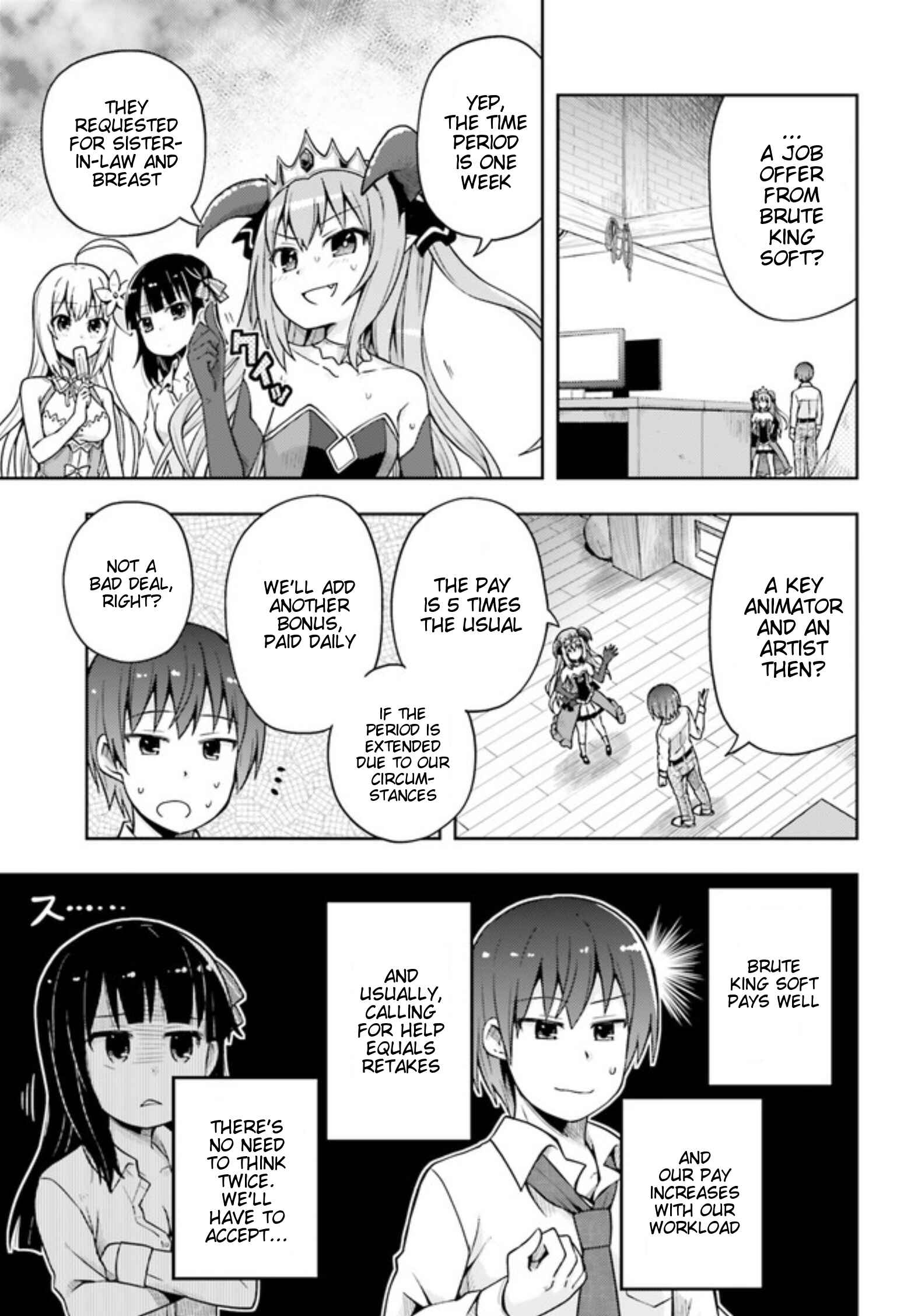 Page 12 Chapter 8 Dare ga Yonda no!? ~Isekai to Game-dzukuri to Recruit Shoukan~