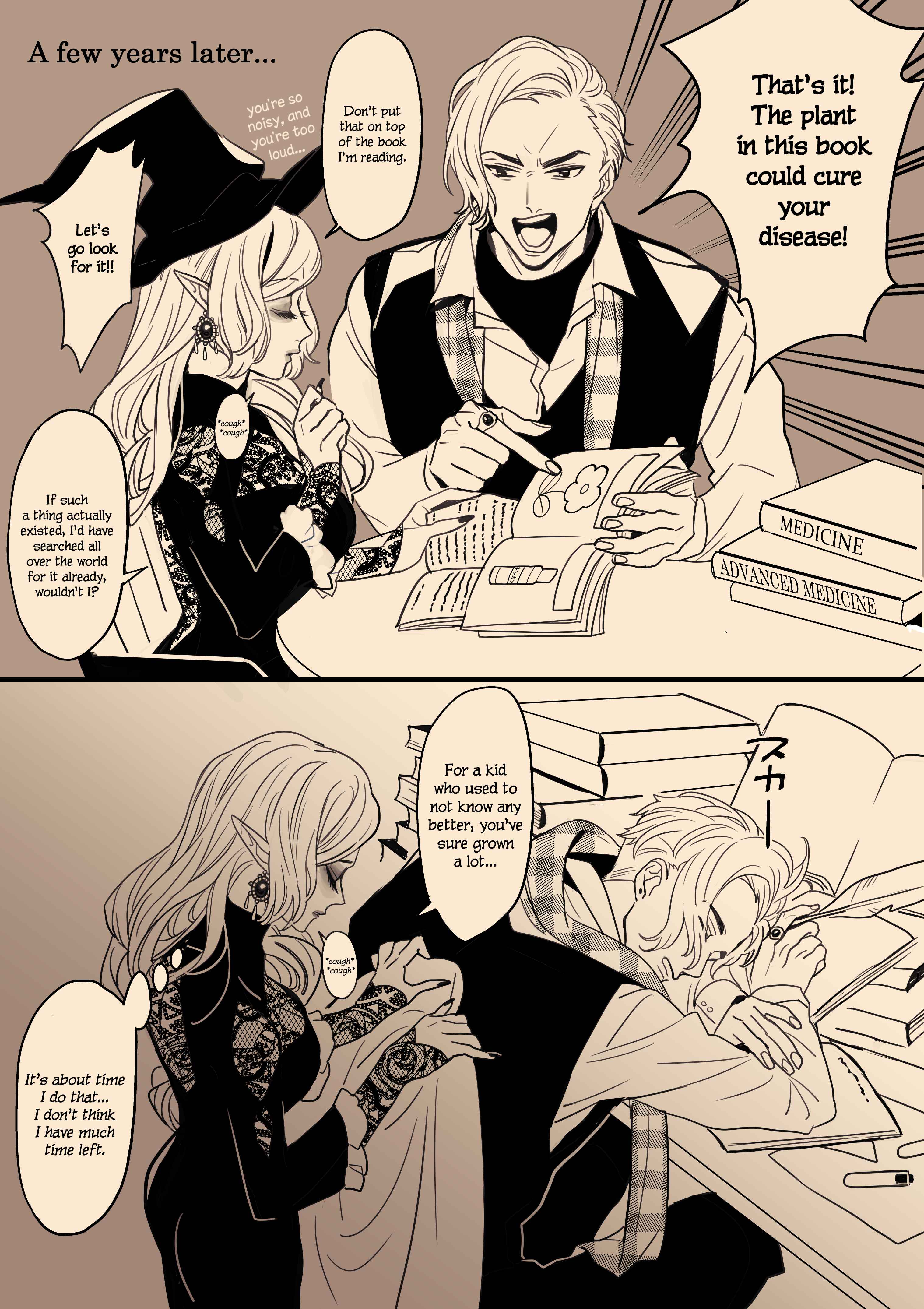Page 3 Chapter 1 A Witch Whos Suffering From an Unknown Disease