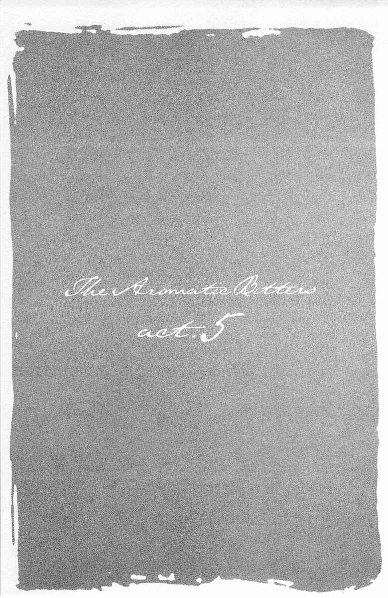 Page 1 Chapter 5 Aromatic Bitters