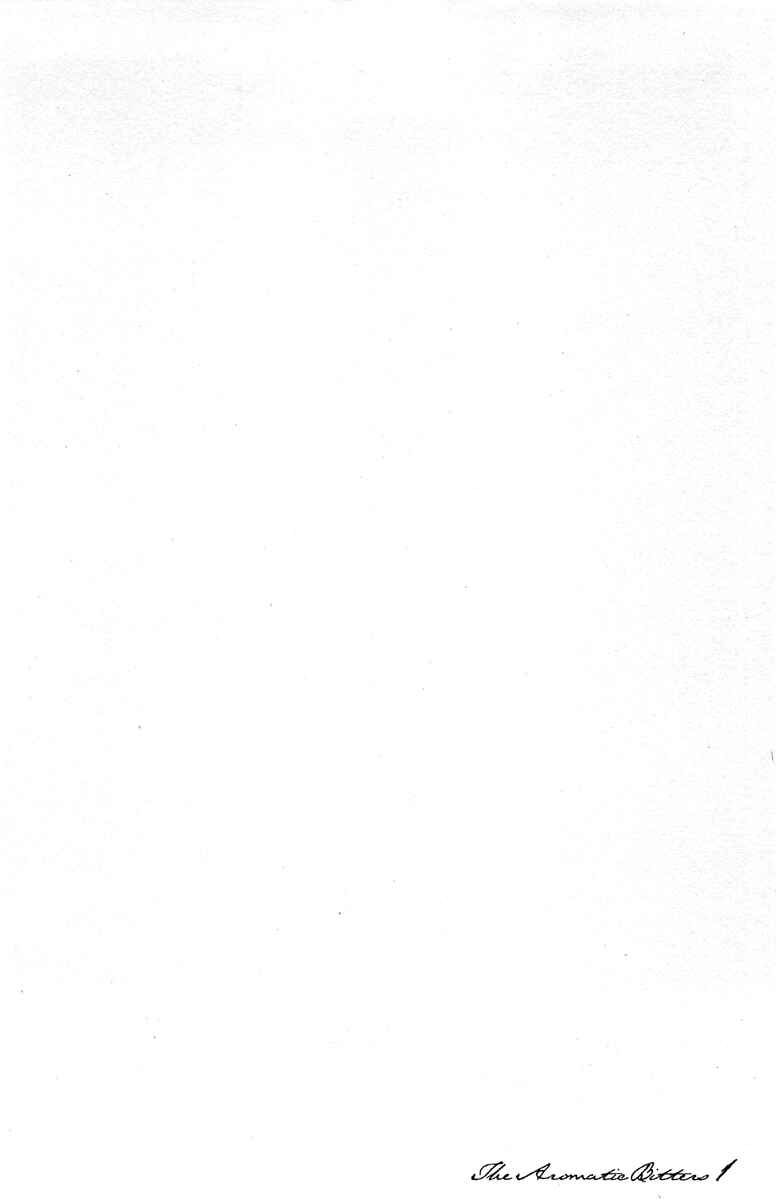 Page 2 Chapter 3 Aromatic Bitters