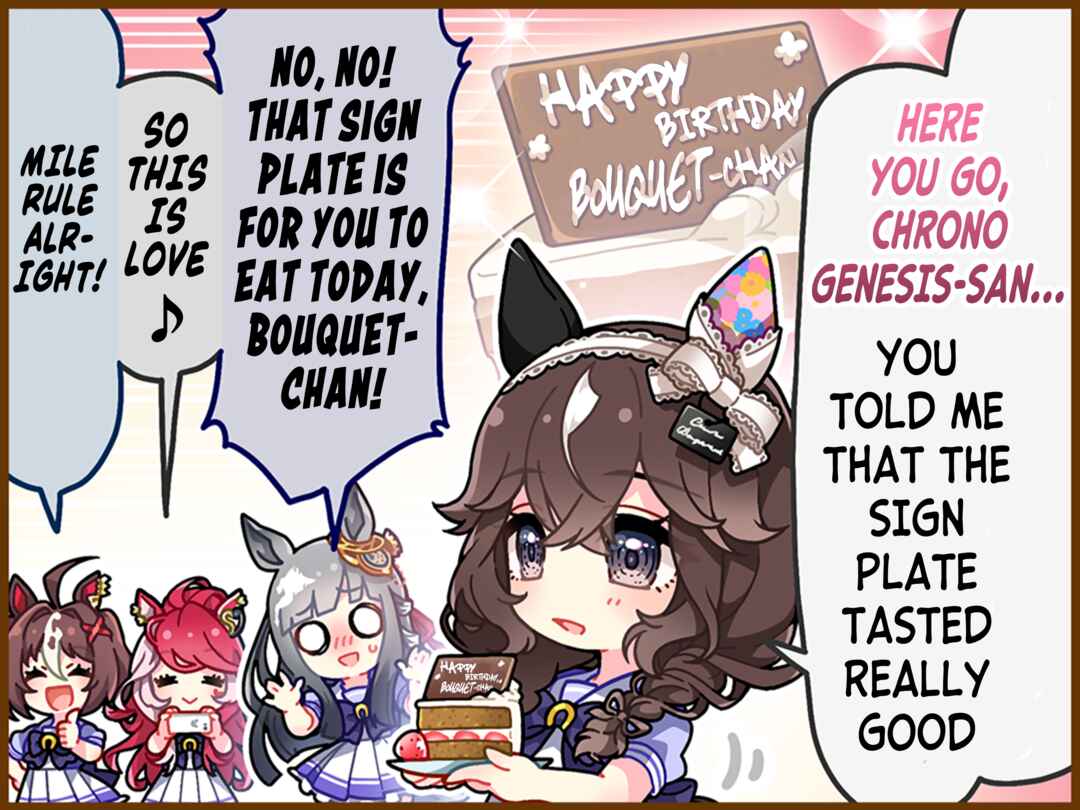Page 1 Chapter 134.1 Uma Musume Pretty Derby 1-panel Comic Strip
