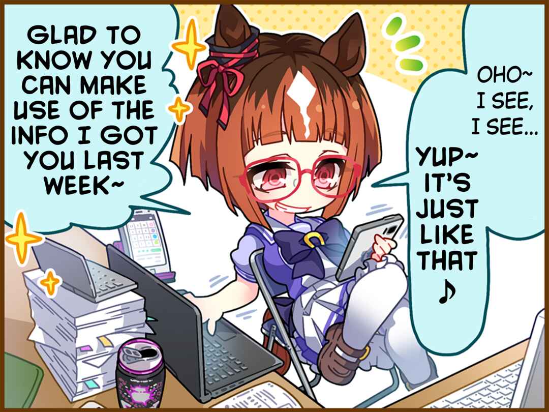 Page 1 Chapter 80.1 Uma Musume Pretty Derby 1-panel Comic Strip