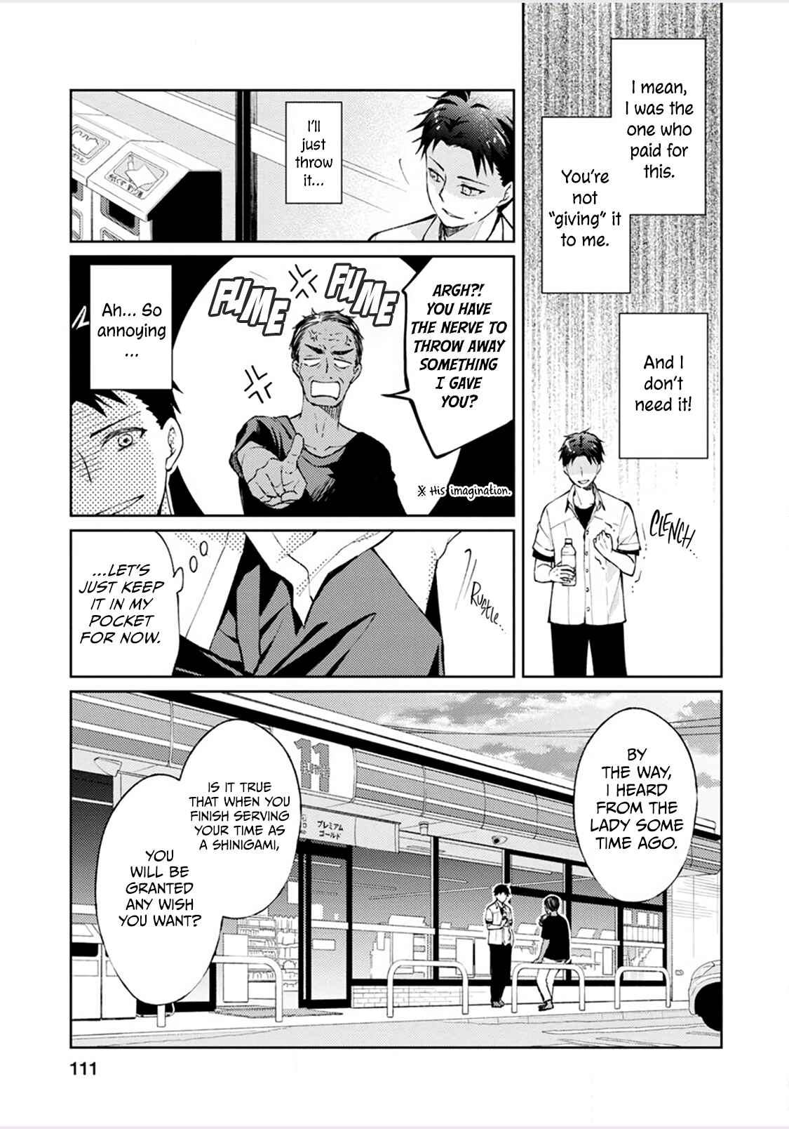 Page 8 Chapter 3 Jikyuu 300 yen no Shinigami