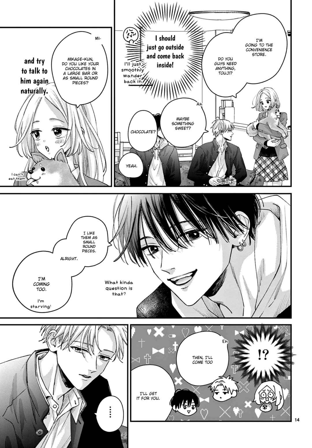 Page 14 Chapter 1 Suki tte ienakute shinu!