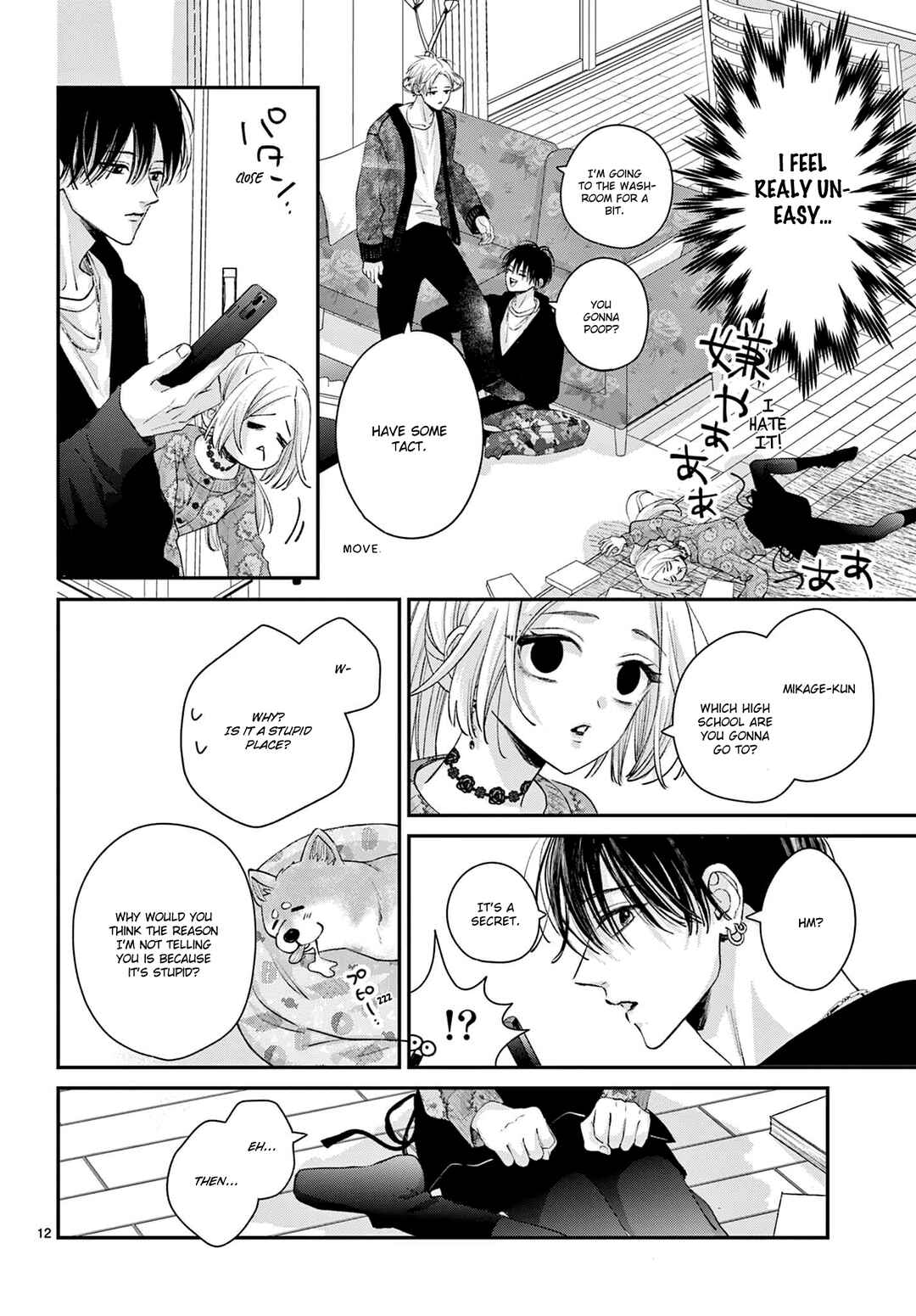 Page 12 Chapter 2 Suki tte ienakute shinu!