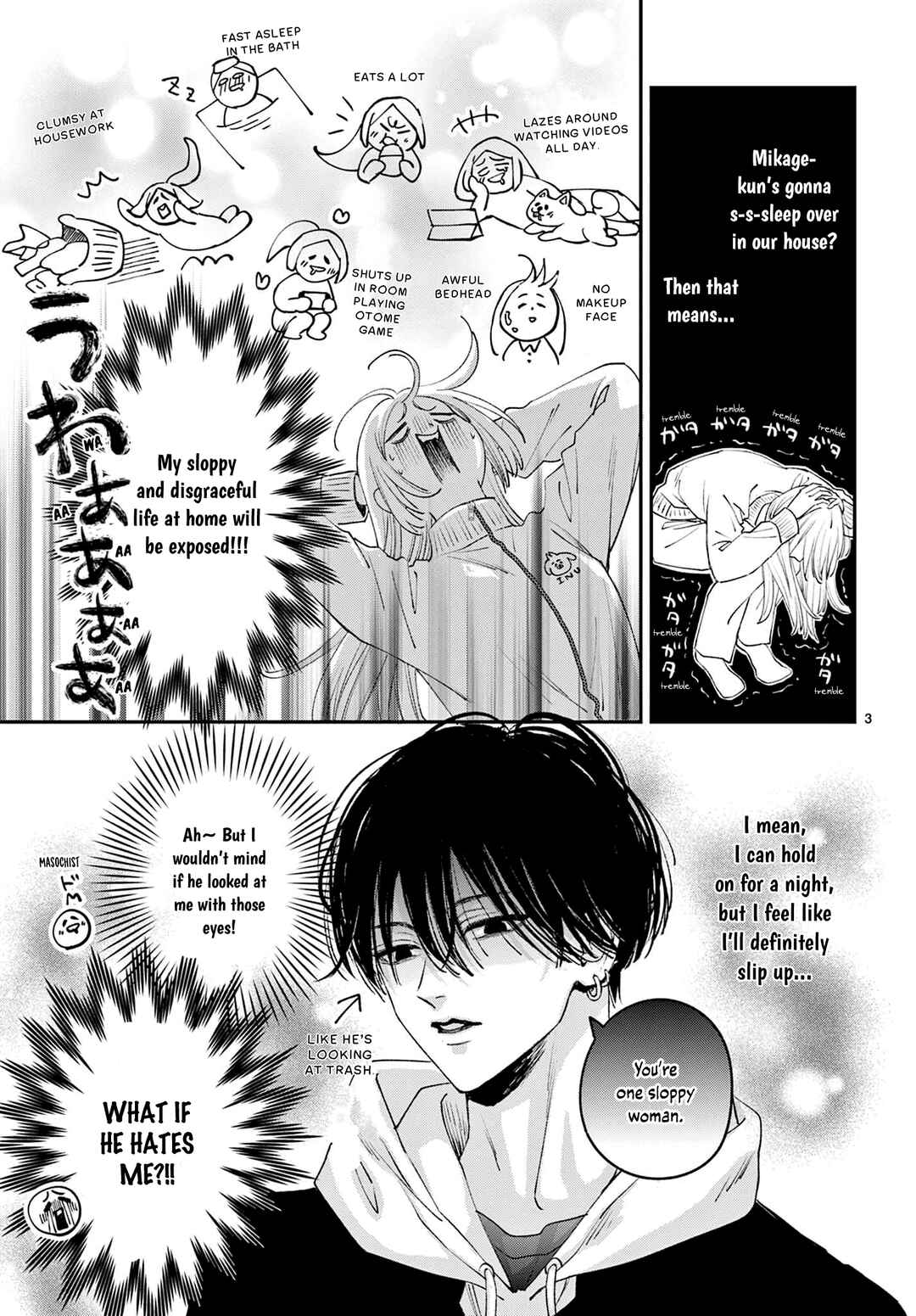 Page 3 Chapter 2 Suki tte ienakute shinu!