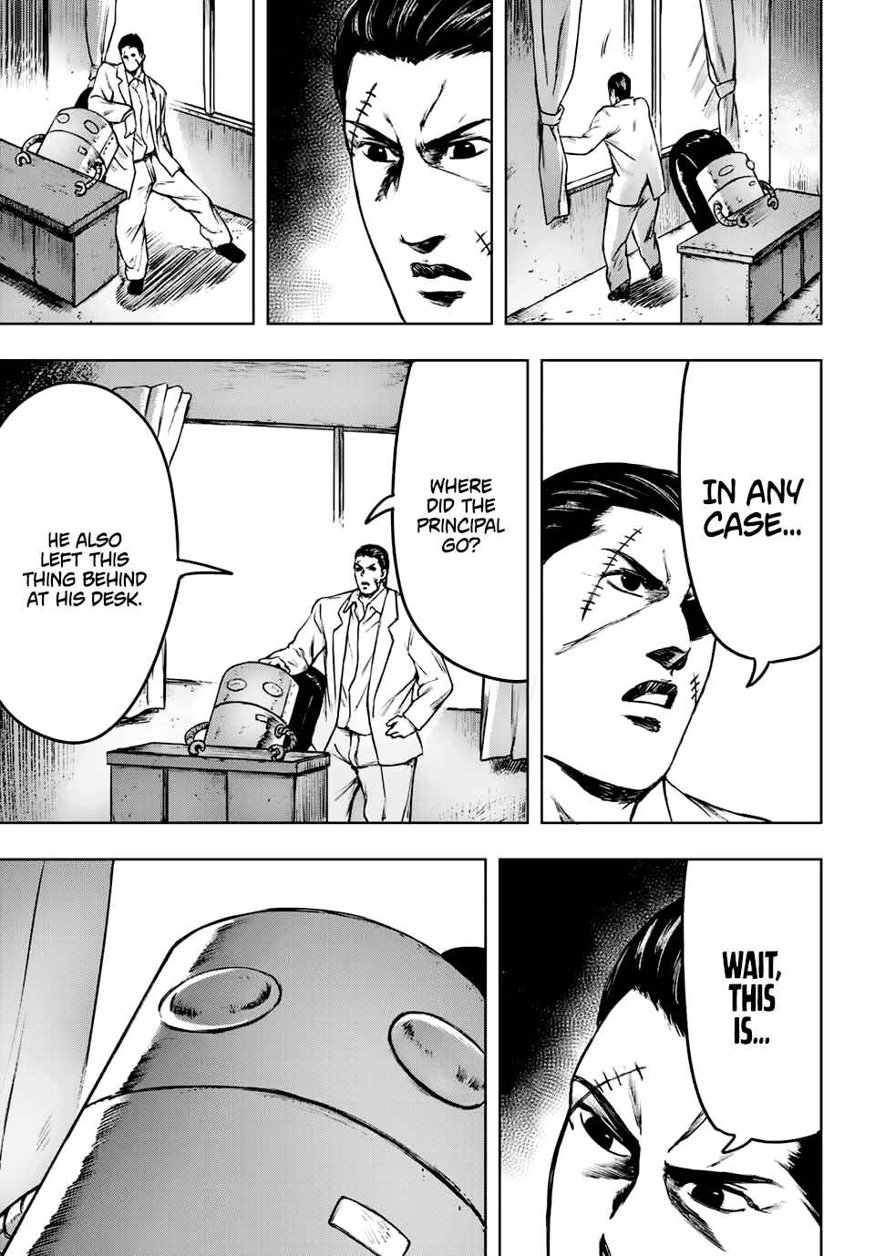 Page 11 Chapter 2 Cromartie High School: Staff Room
