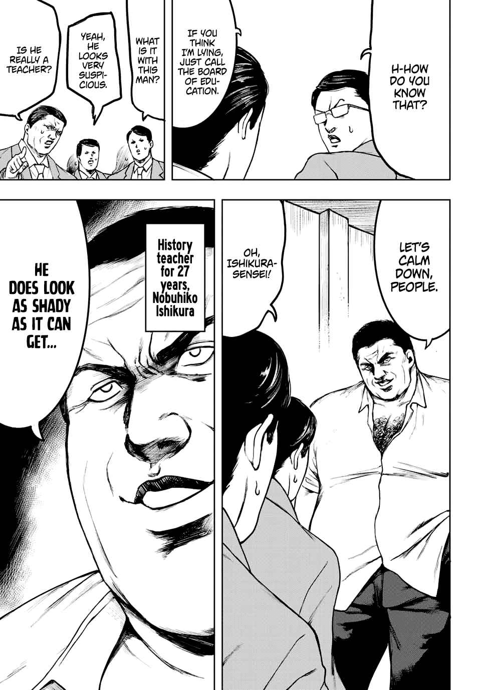 Page 11 Chapter 1 Cromartie High School: Staff Room