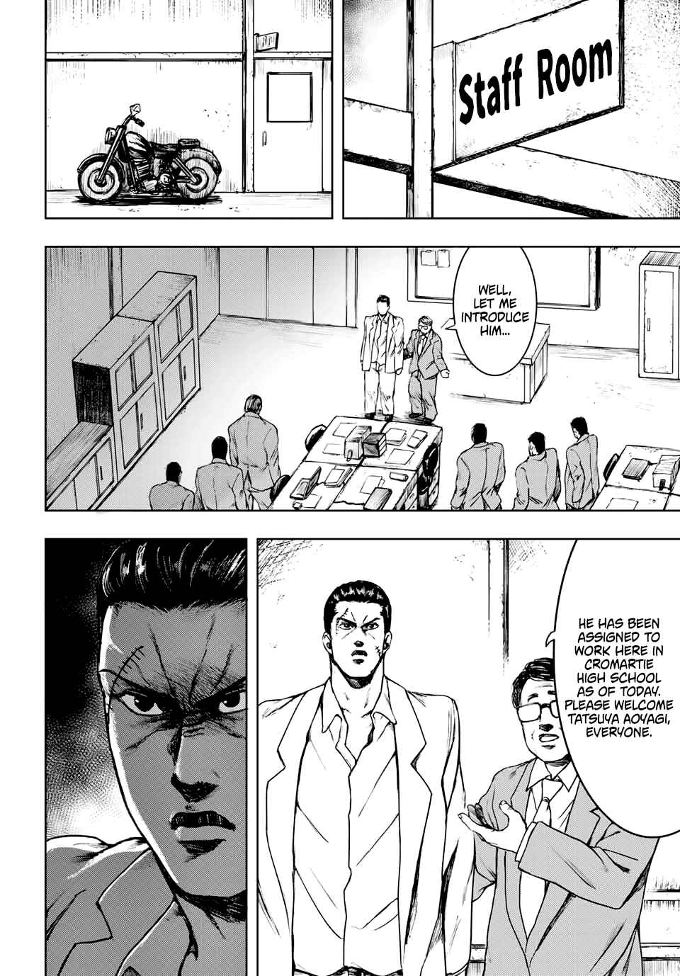 Page 8 Chapter 1 Cromartie High School: Staff Room