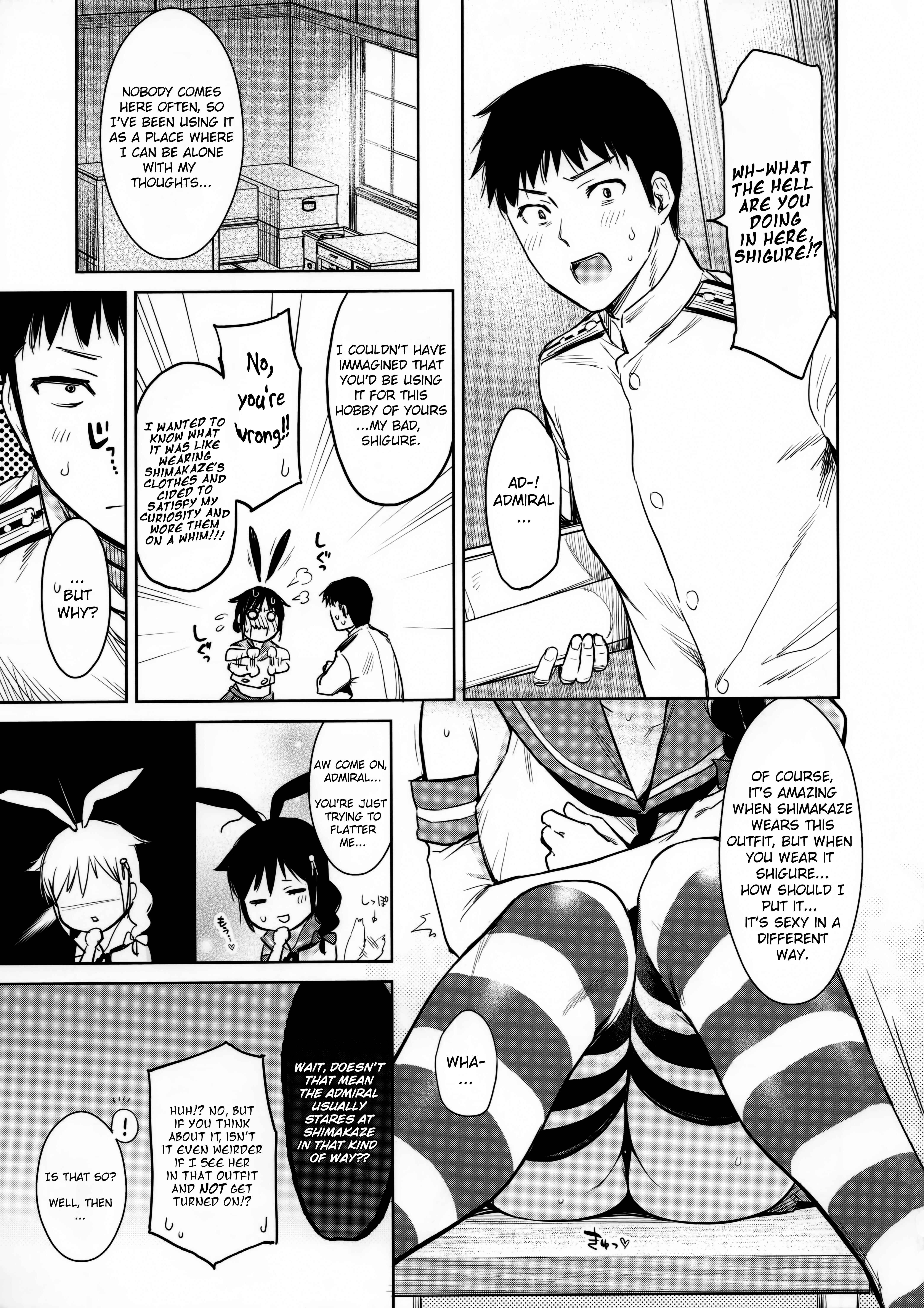 Page 4 Chapter 1 Kantai Collection -KanColle- Shigure Change Dress (Doujinshi)