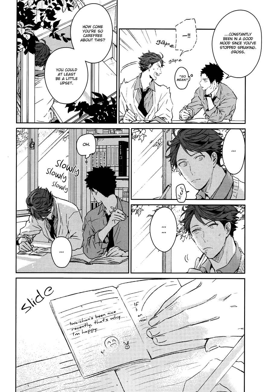Page 12 Chapter Unknown_2482 Haikyu!! - Shisseishou Oikawa Tooru no Hanashi (Doujinshi)