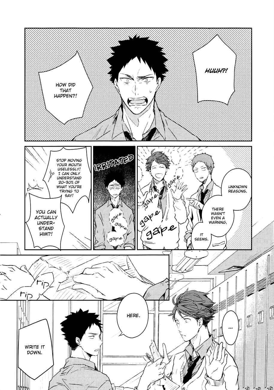 Page 7 Chapter Unknown_2482 Haikyu!! - Shisseishou Oikawa Tooru no Hanashi (Doujinshi)