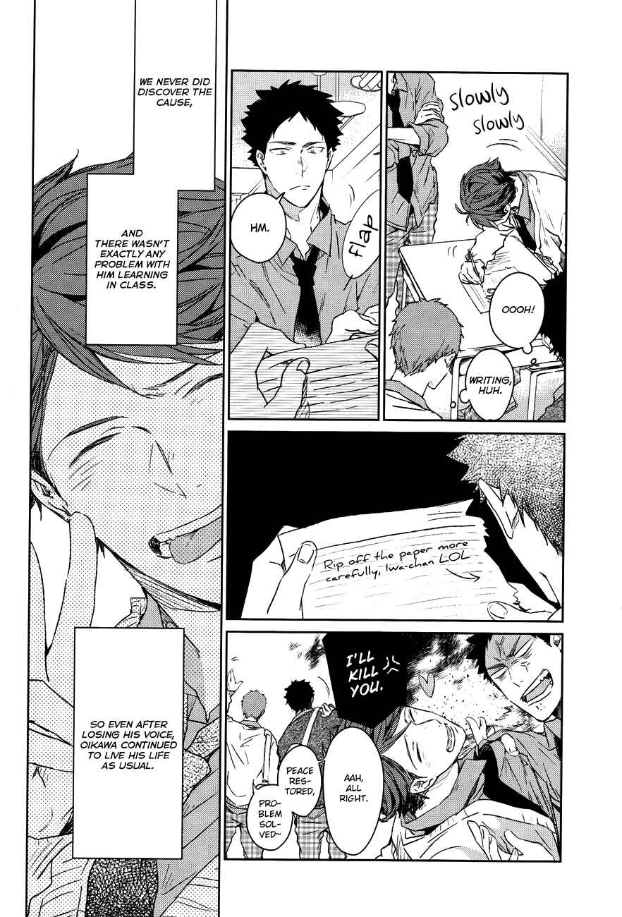 Page 8 Chapter Unknown_2482 Haikyu!! - Shisseishou Oikawa Tooru no Hanashi (Doujinshi)