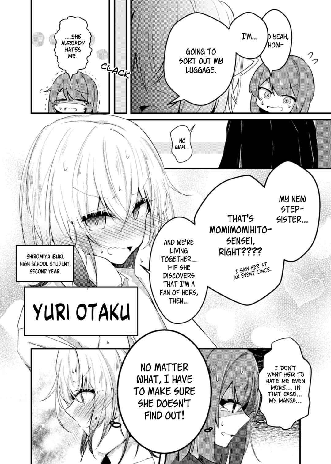 Page 4 Chapter 1 A Mangaka who Draws Sister Yuri Gets a Stepsister