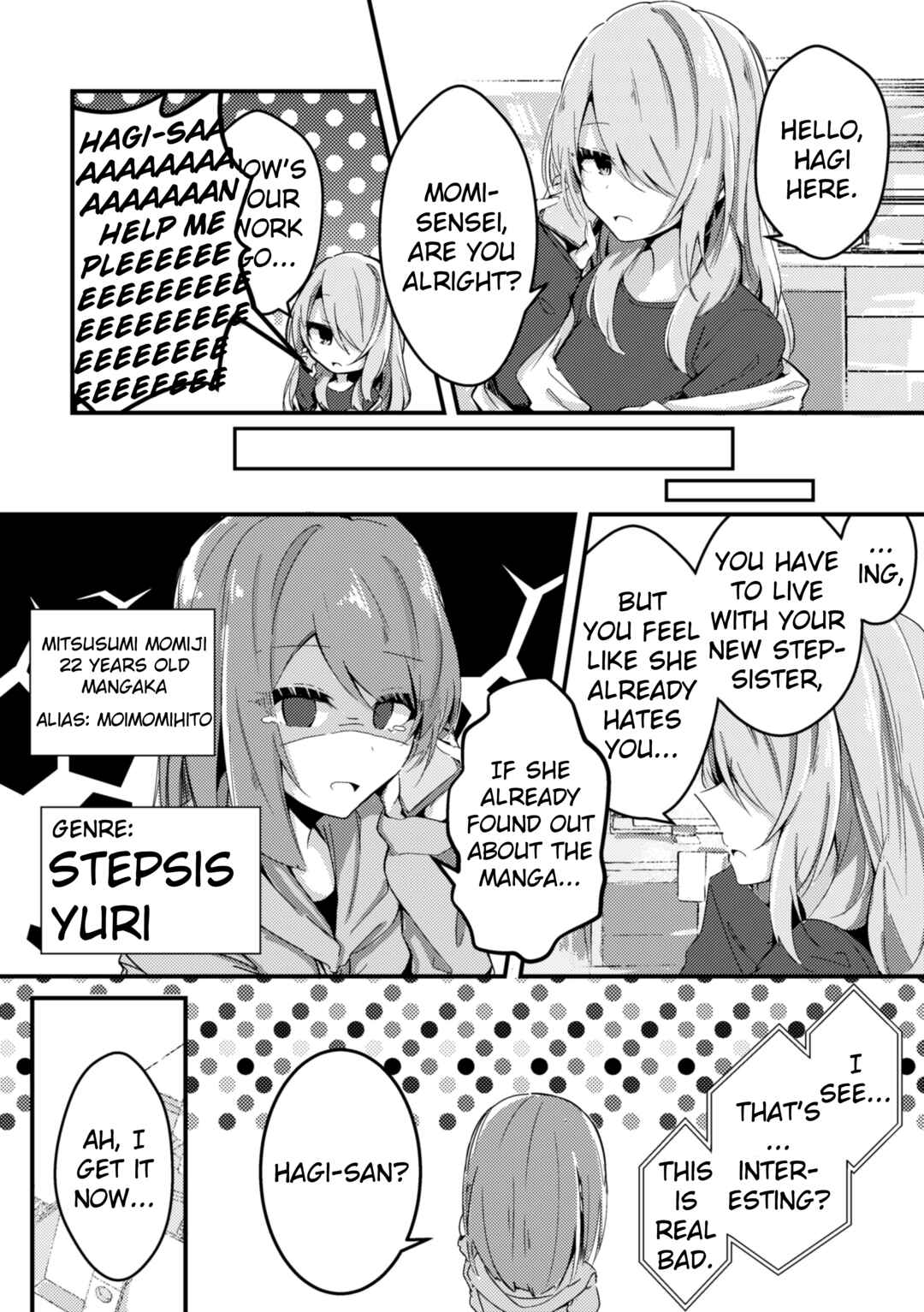 Page 1 Chapter 2 A Mangaka who Draws Sister Yuri Gets a Stepsister