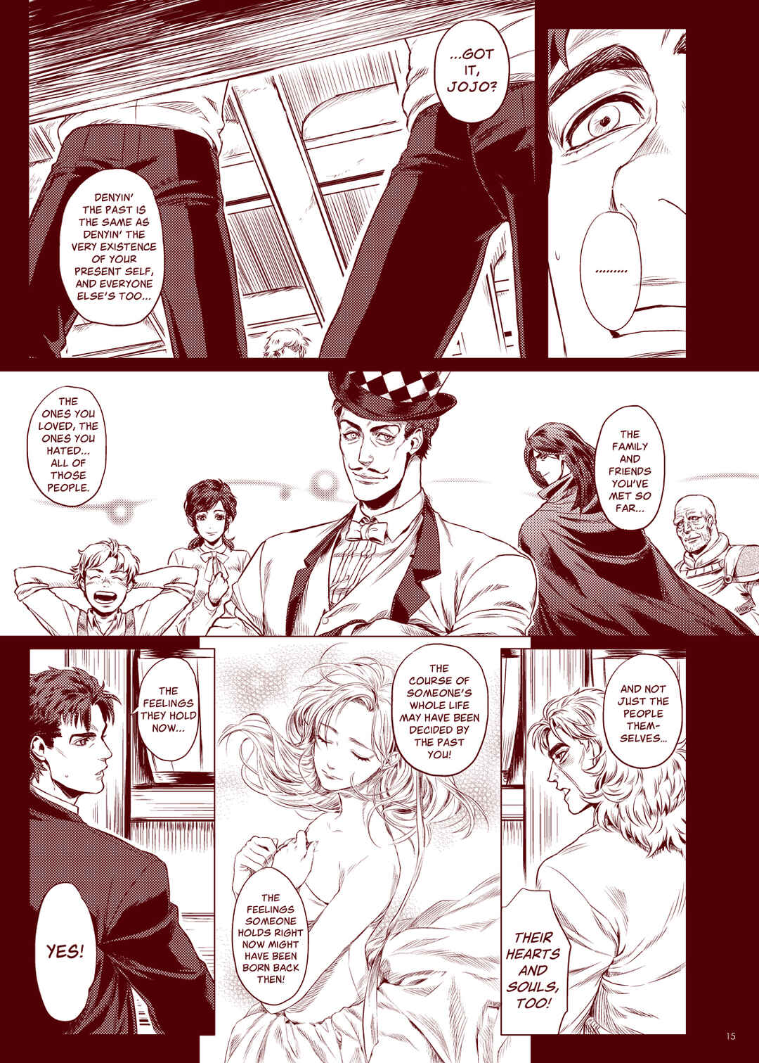 Page 13 Chapter Unknown_35e9 Jojos Bizarre Adventure - Beginning 1 (Doujinshi)