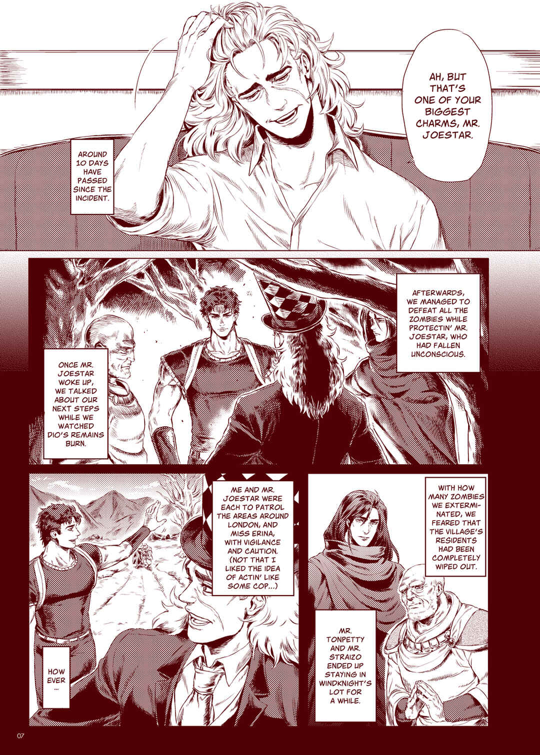 Page 5 Chapter Unknown_35e9 Jojos Bizarre Adventure - Beginning 1 (Doujinshi)