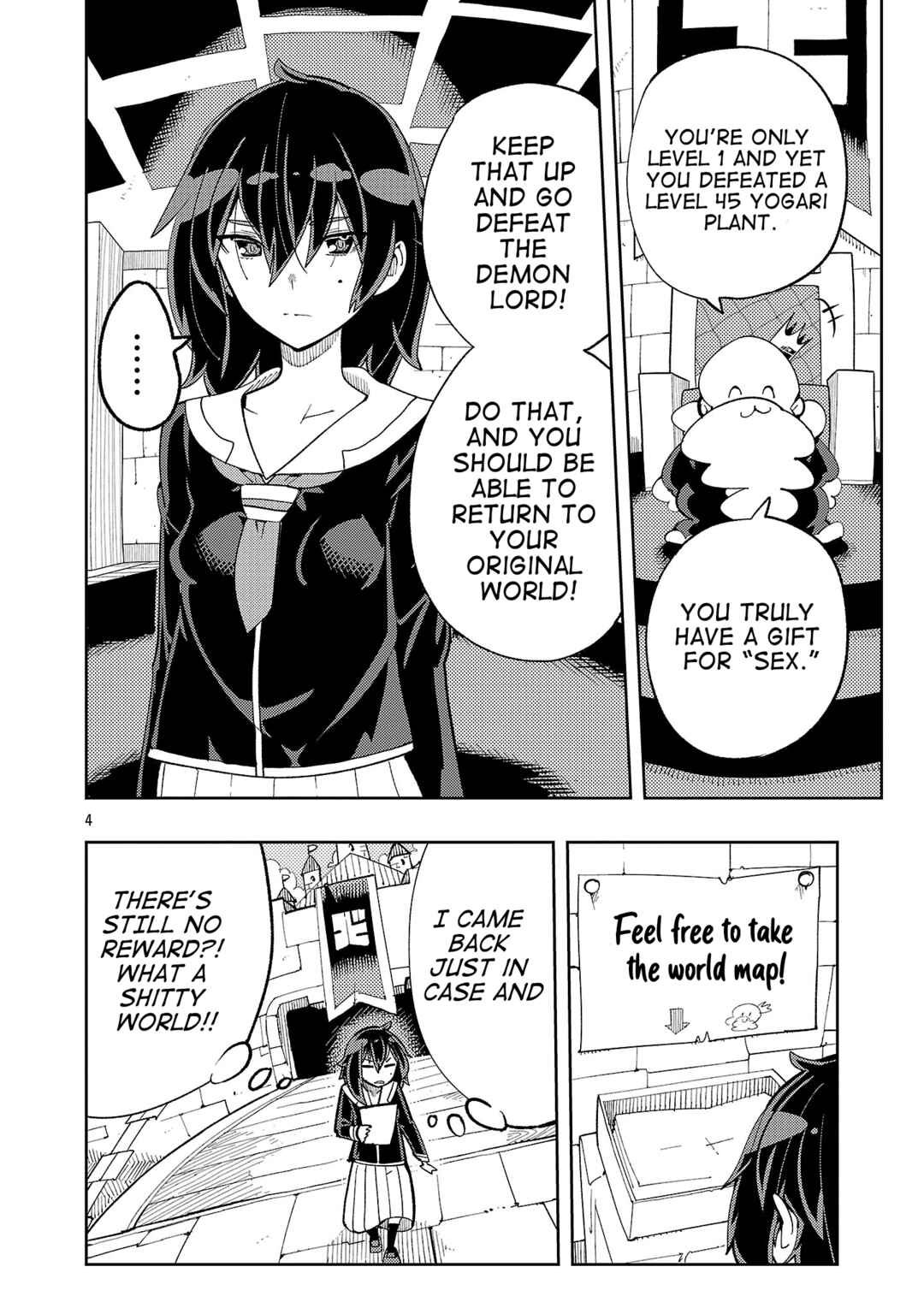 Page 4 Chapter 2 Sahoko Quest: Inkya Joshi, Shinshi Muke Doujin RPG Sekai de Yuusha ni Naru
