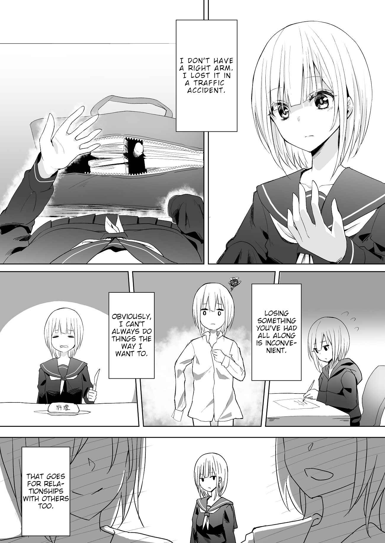Page 1 Chapter 1 Me and my Right Arm