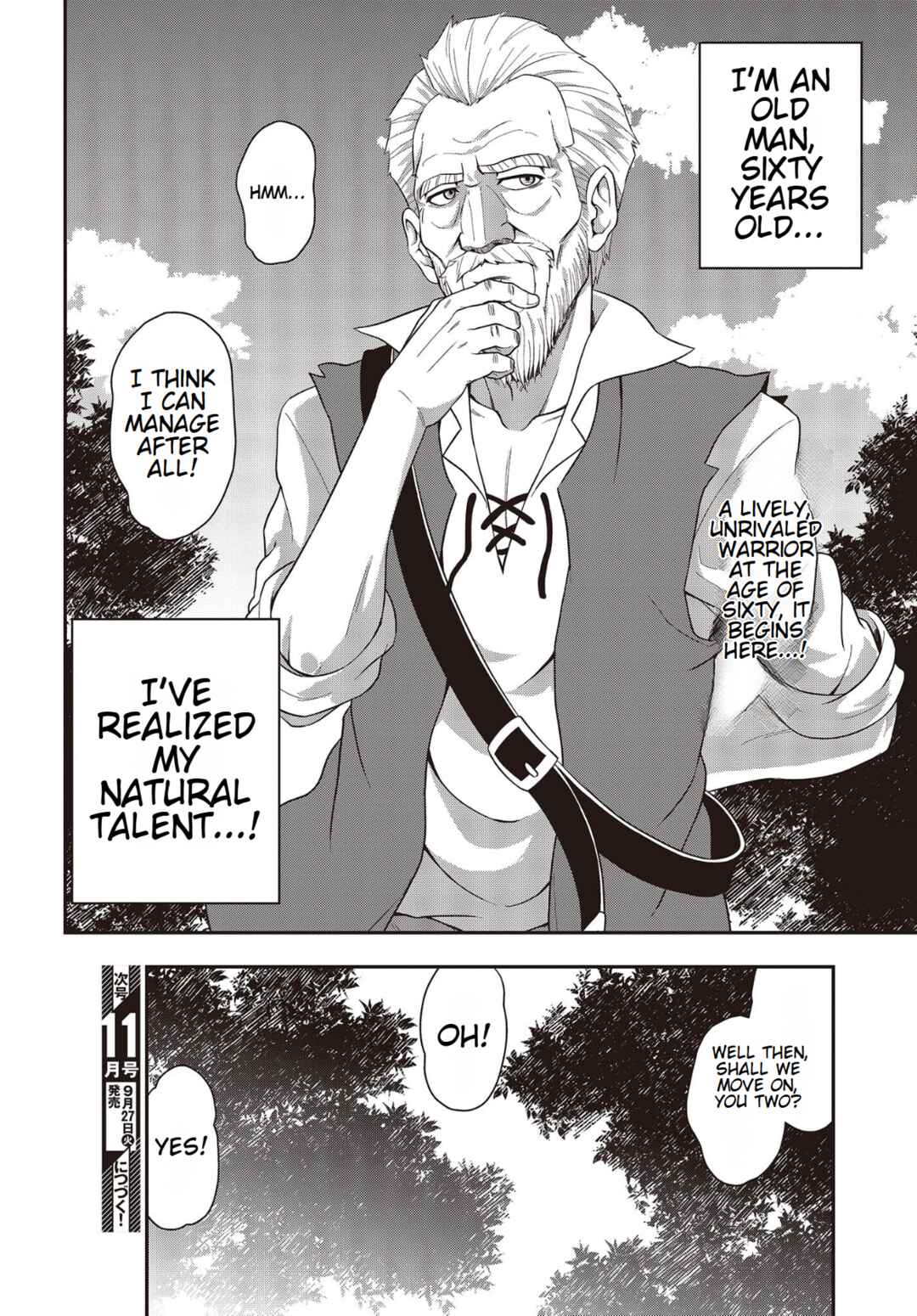 Page 35 Chapter 1 Washi Jijii, Yowai Rokujuu ni Shite Tenpu no Sai ni Kizuku