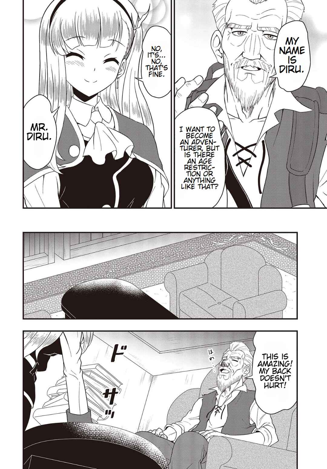 Page 9 Chapter 1 Washi Jijii, Yowai Rokujuu ni Shite Tenpu no Sai ni Kizuku