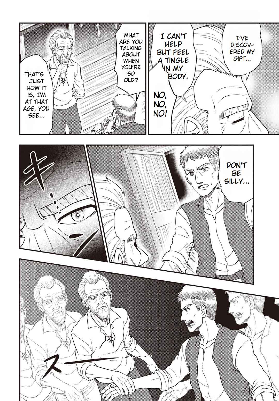 Page 4 Chapter 2 Washi Jijii, Yowai Rokujuu ni Shite Tenpu no Sai ni Kizuku