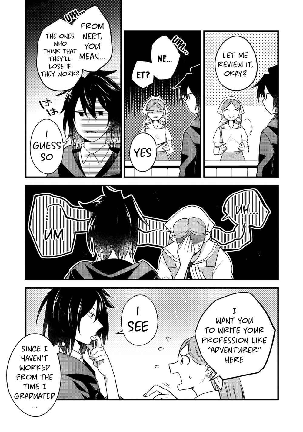 Page 5 Chapter 2 Mukiryoku Neet na Moto Shindou, Boukensha ni naru