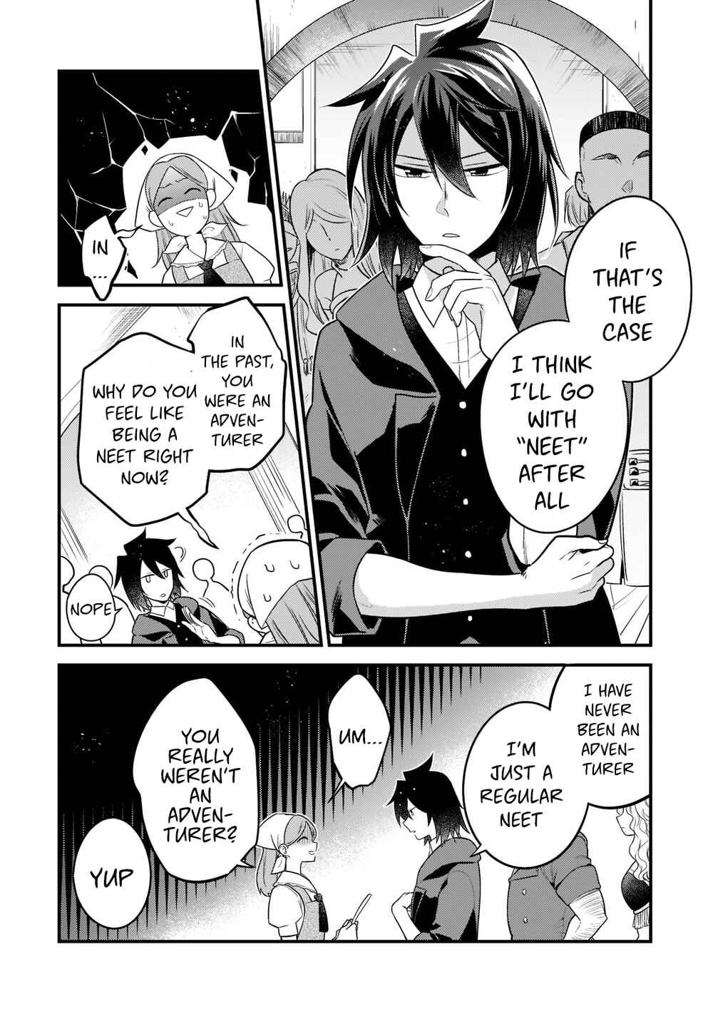 Page 6 Chapter 2 Mukiryoku Neet na Moto Shindou, Boukensha ni naru