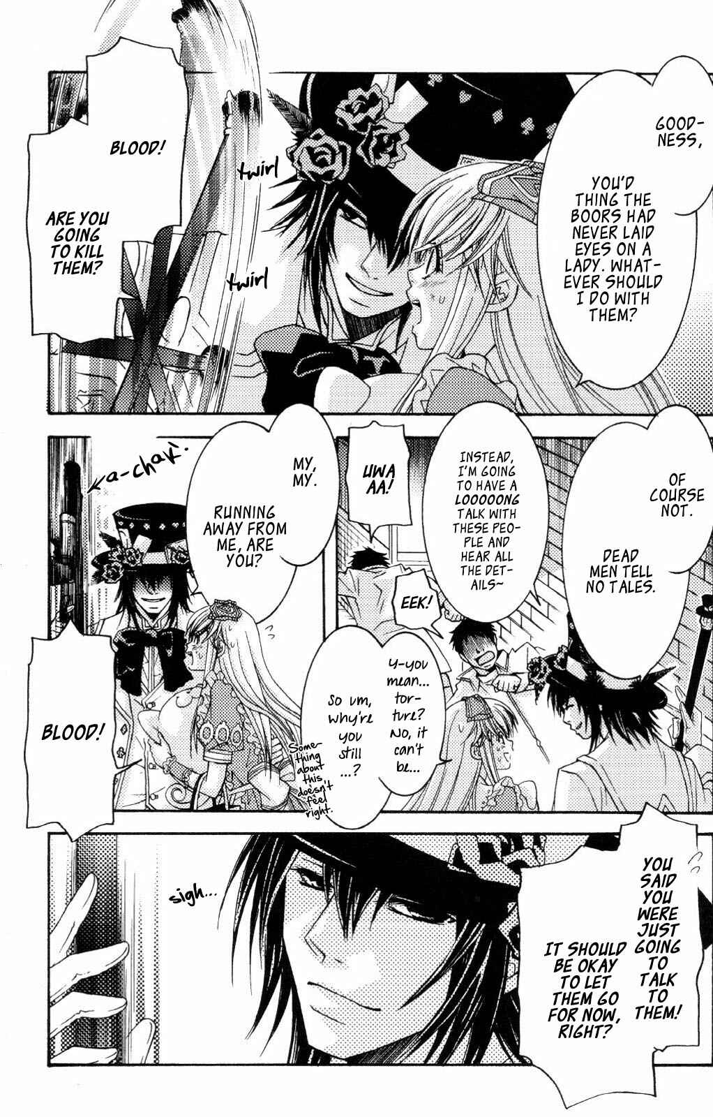 Page 34 Chapter 4 Clover no Kuni no Alice ~Kuroi Tokage to Nigai Aji~